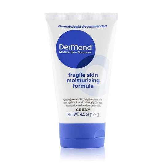 DerMend Fragile Skin Moisturizing Formula Cream 127g – Anti-Aging and Wrinkle Care for Mature Skin | Dermatologist Recommended Hydrating Body Lotion