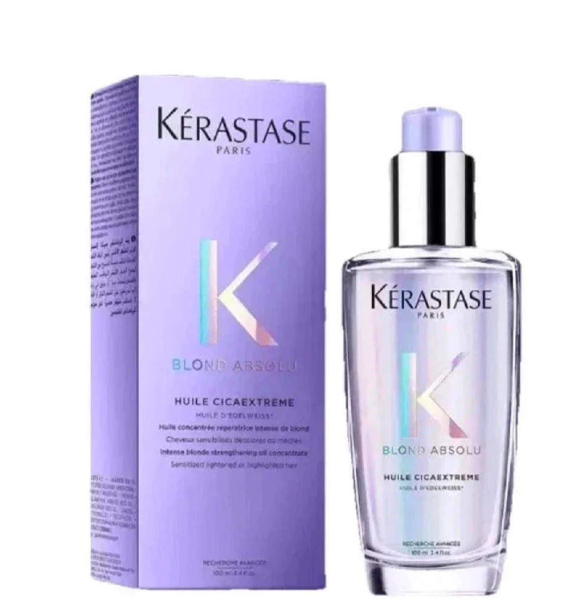 Kérastase Blond Absolu Huile Cicaextreme hair oil 100 ml bottle and box