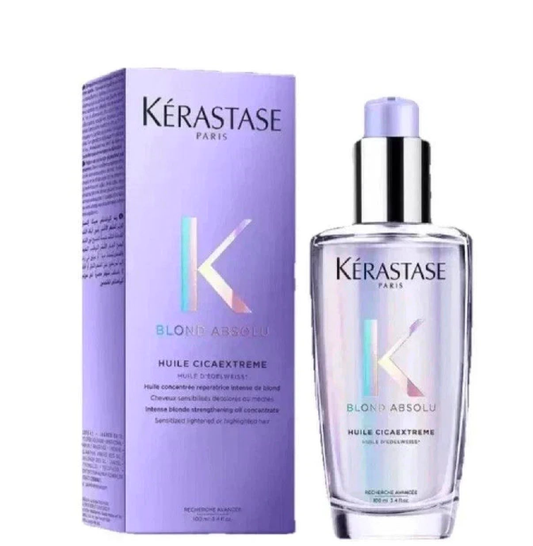 Kérastase Blond Absolu Huile Cicaextreme hair oil 100 ml bottle and box
